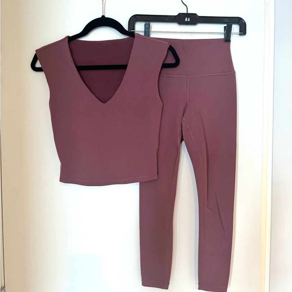 Athleta Matching Legging and Top Set